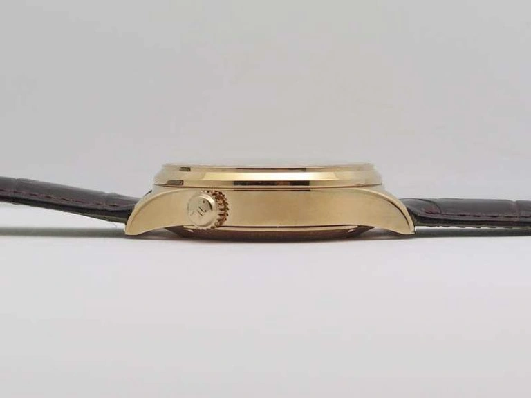 Master Control Power Reserve RG Light Gray Dial On Brown Leather Strap A939