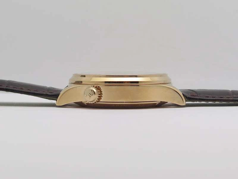 Master Control Power Reserve RG Light Gray Dial On Brown Leather Strap A939