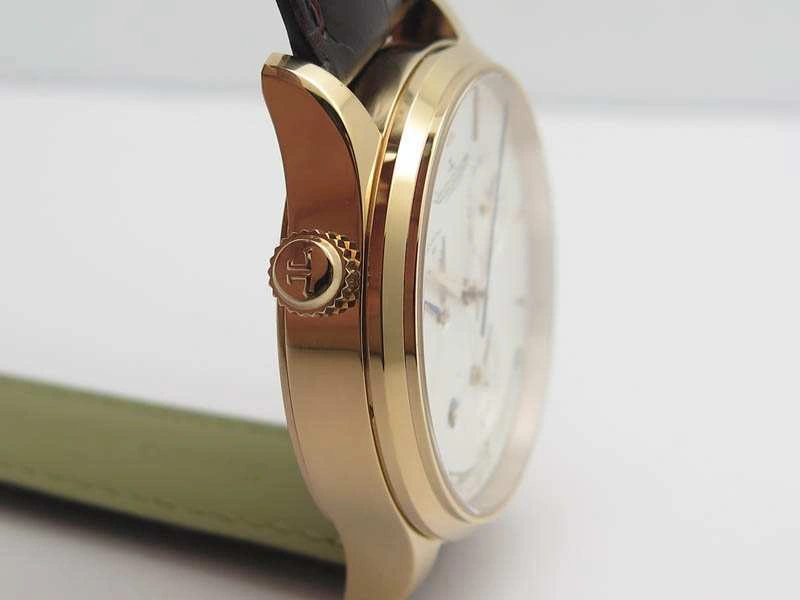 Master Control Power Reserve RG White Dial On Brown Leather Strap A939