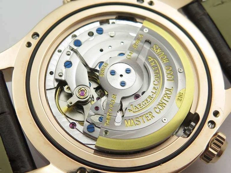 Master Control Power Reserve RG White Dial On Brown Leather Strap A939