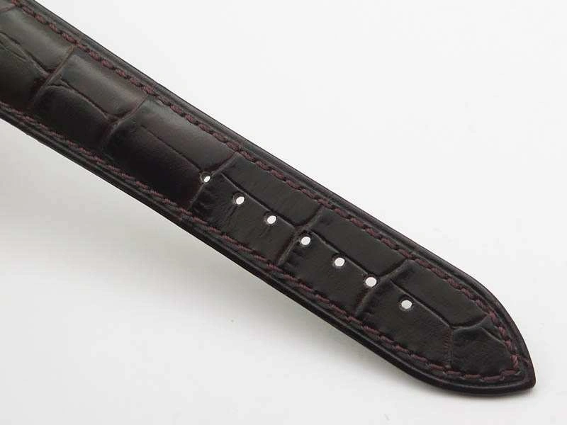 Master Control Power Reserve RG White Dial On Brown Leather Strap A939