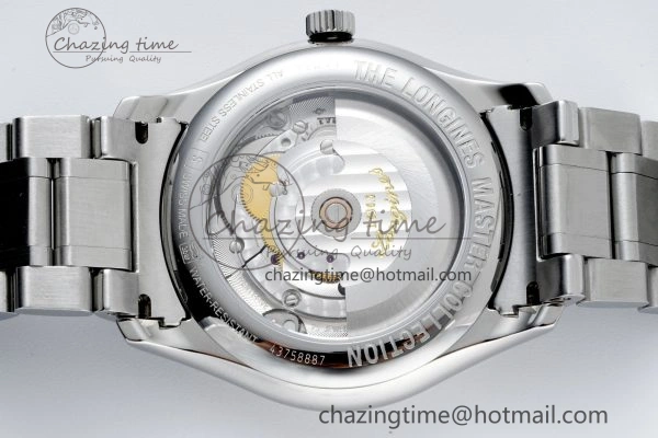 Master Day Date SS LGF 1:1 Best Edition White Textured Dial on SS Bracelet A2836 V2