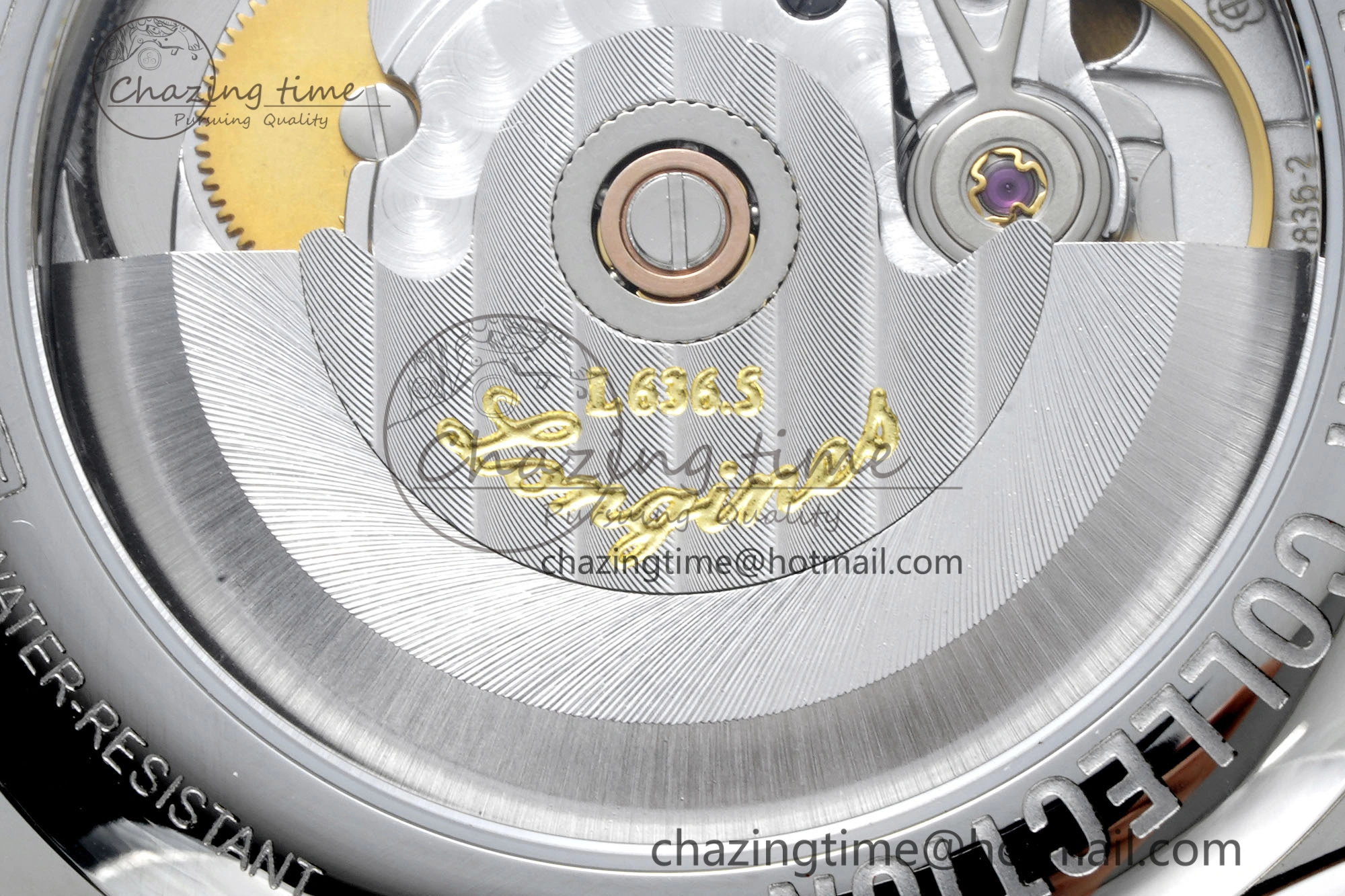 Master Day Date SS LGF 1:1 Best Edition White Textured Dial on SS Bracelet A2836 V2