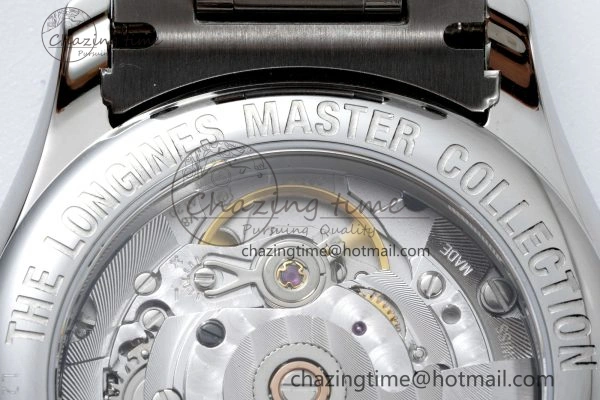 Master Day Date SS LGF 1:1 Best Edition White Textured Dial on SS Bracelet A2836 V2