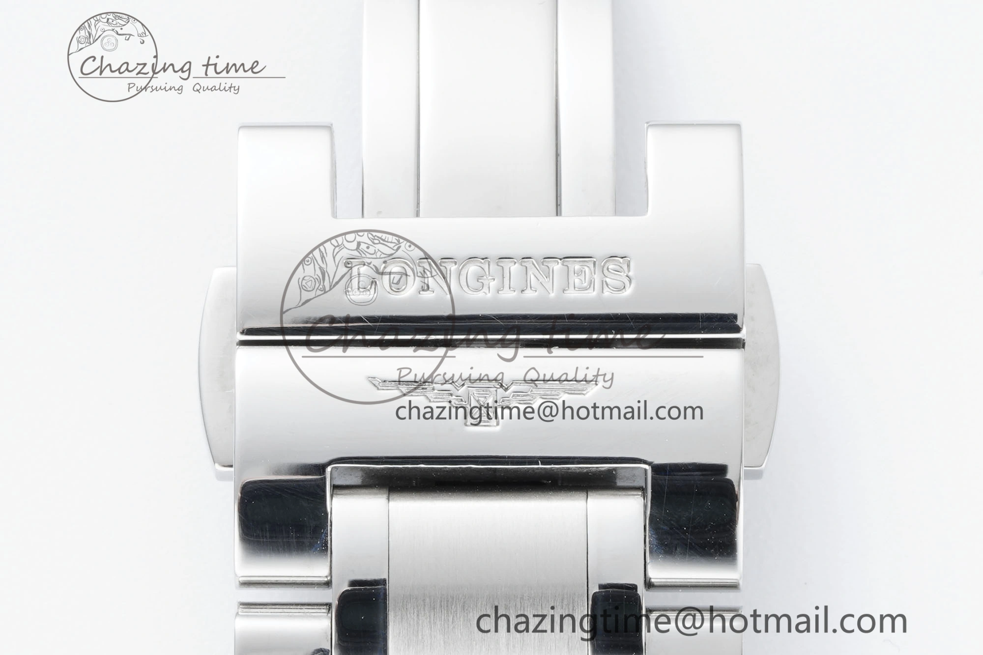 Master Day Date SS LGF 1:1 Best Edition White Textured Dial on SS Bracelet A2836 V2