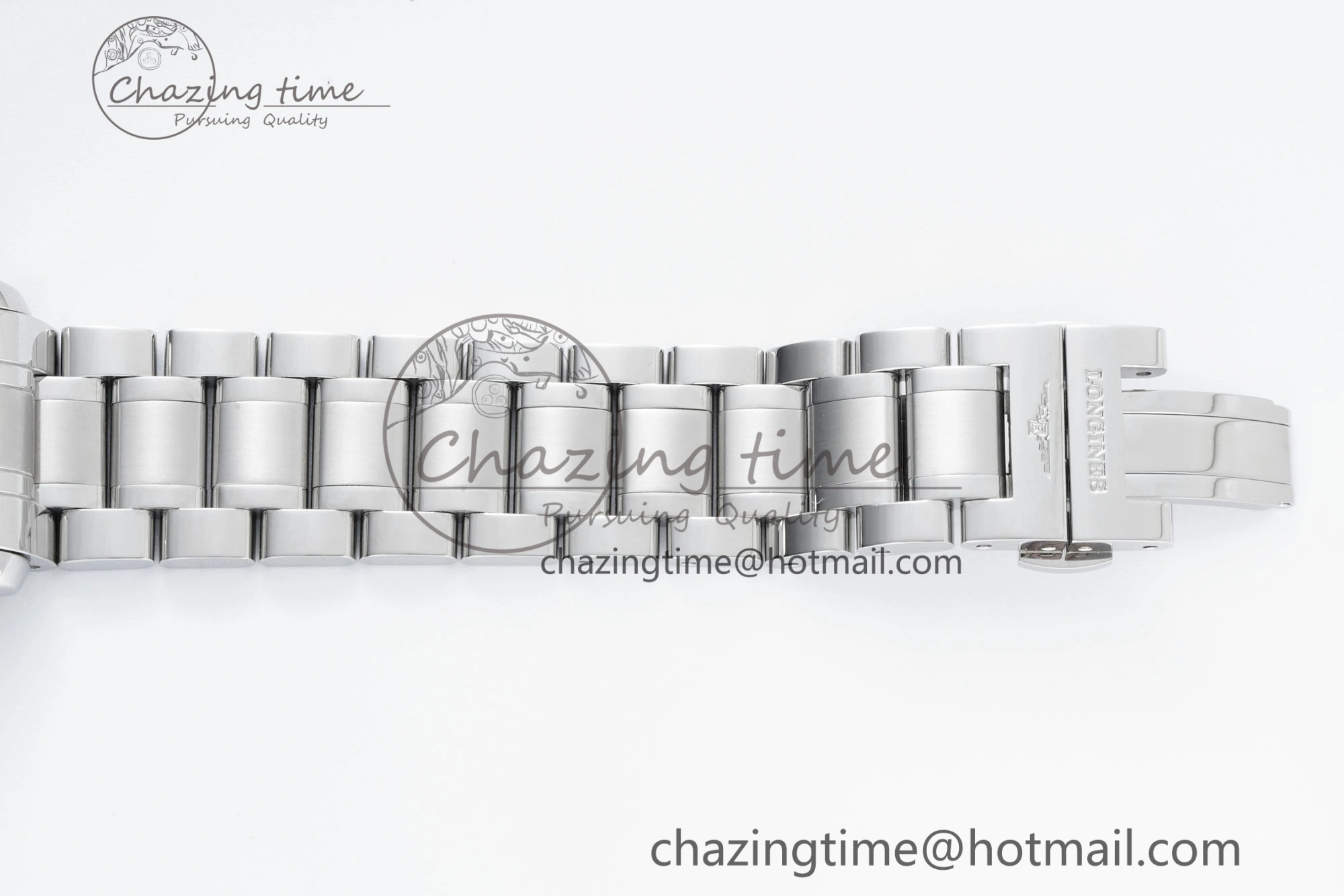 Master Day Date SS LGF 1:1 Best Edition White Textured Dial on SS Bracelet A2836 V2