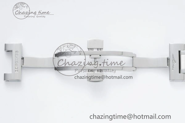 Master Day Date SS LGF 1:1 Best Edition White Textured Dial on SS Bracelet A2836 V2