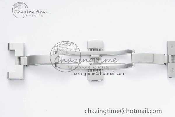 Master Day Date SS LGF 1:1 Best Edition White Textured Dial on SS Bracelet A2836 V2