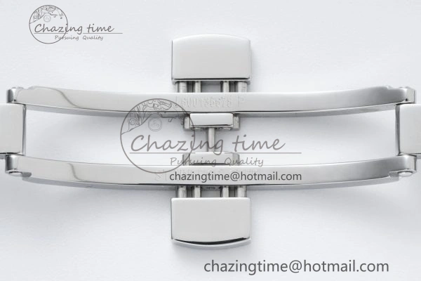 Master Day Date SS LGF 1:1 Best Edition White Textured Dial on SS Bracelet A2836 V2