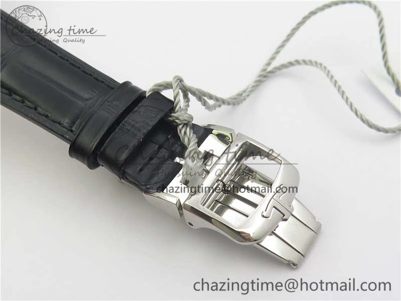 Master Geographic Real PR SS ZF 1:1 Best Edition White Dial on Black Leather Strap A939