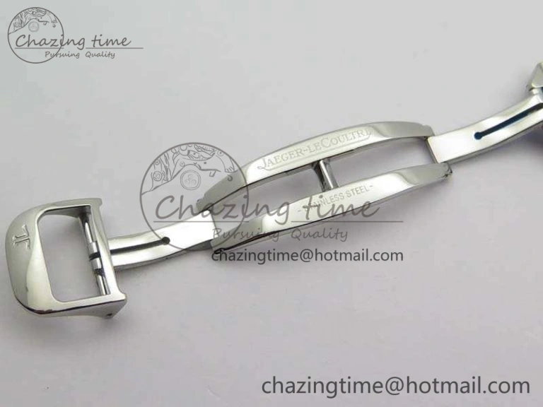 Master Grande Ultra Thin 1548420 SS ZF 1:1 Best Edition White Dial On Black Leather Strap A899