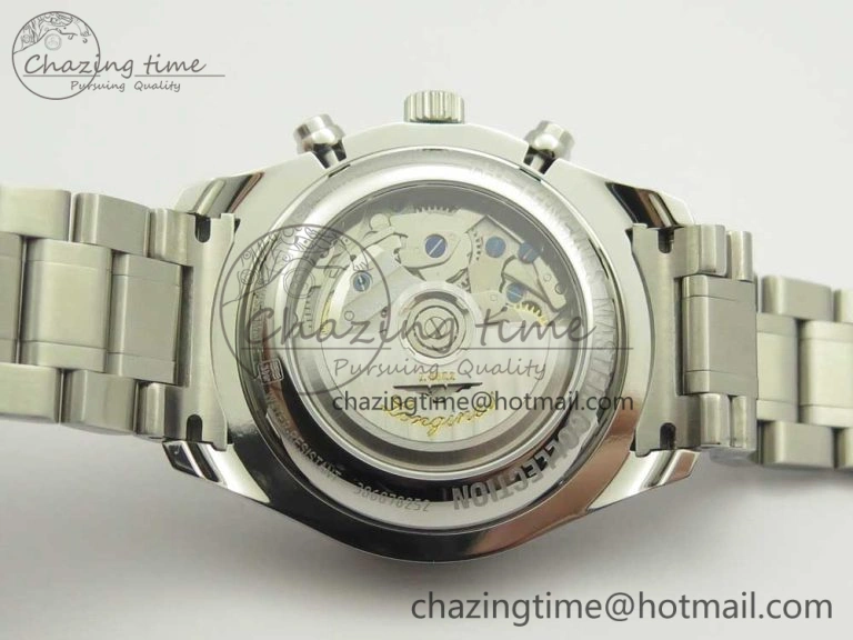 Master Moonphase Chronograph SS GSF 1:1 Best Edition White Dial on SS Bracelet A7751