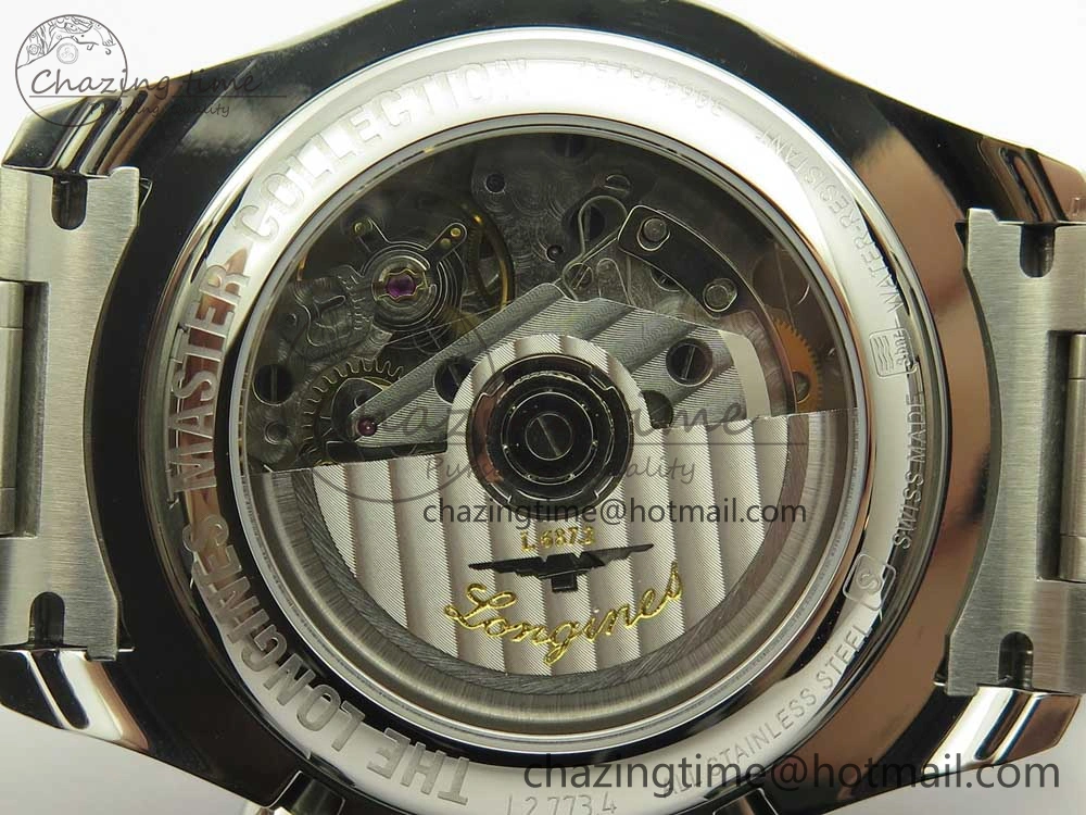Master Moonphase Chronograph SS GSF 1:1 Best Edition White Dial on SS Bracelet A7751