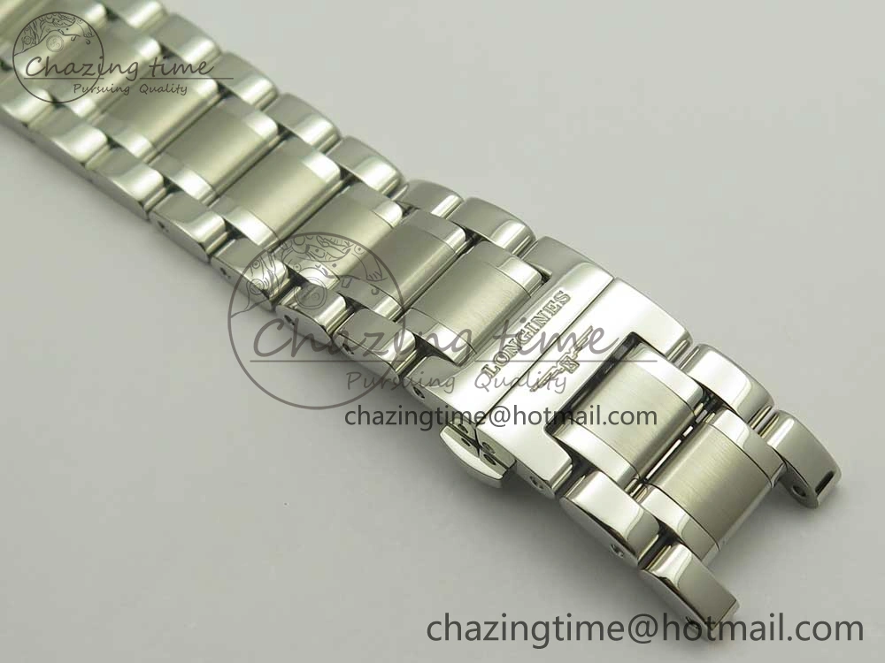 Master Moonphase Chronograph SS GSF 1:1 Best Edition White Dial on SS Bracelet A7751