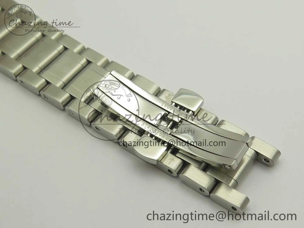 Master Moonphase Chronograph SS GSF 1:1 Best Edition White Dial on SS Bracelet A7751
