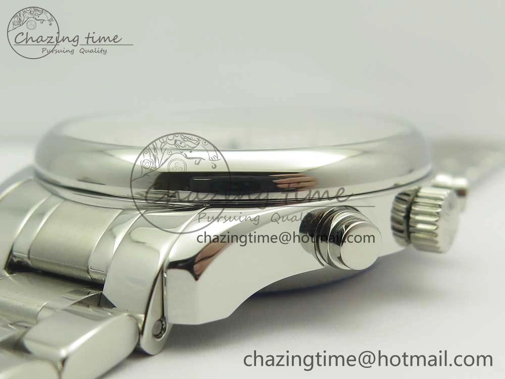 Master Moonphase Chronograph SS GSF 1:1 Best Edition White Dial on SS Bracelet A7751