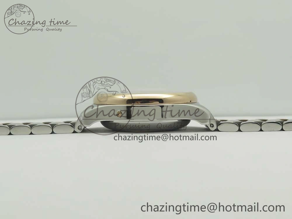 Master Moonphase Chronograph SS RG GSF 1:1 Best Edition White Dial on SS RG Bracelet A7751