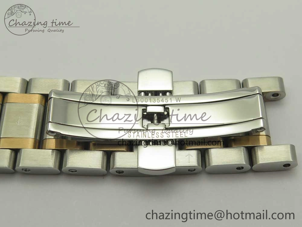 Master Moonphase Chronograph SS RG GSF 1:1 Best Edition White Dial on SS RG Bracelet A7751