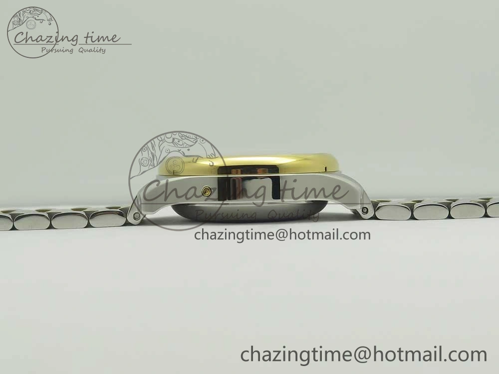 Master Moonphase Chronograph SS YG GSF 1:1 Best Edition White Dial on SS YG Bracelet A7751