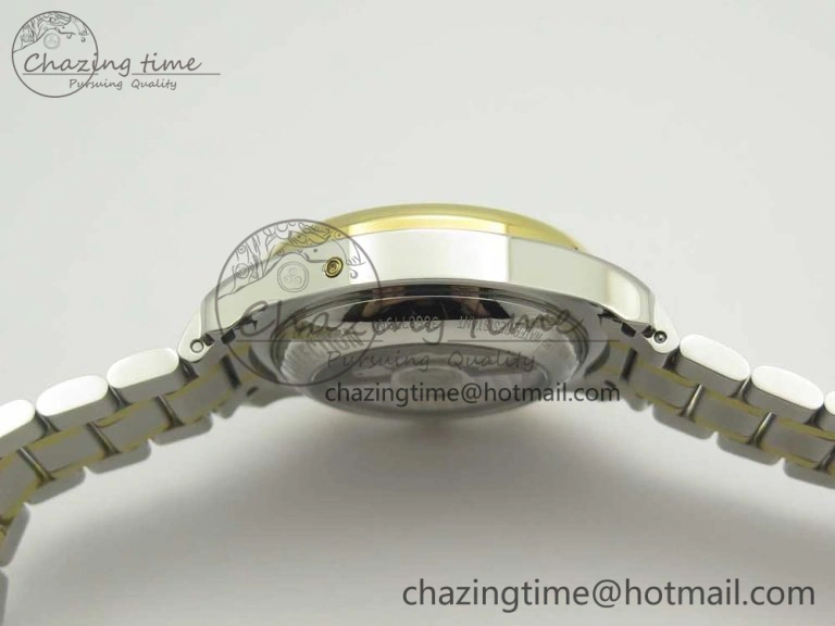 Master Moonphase Chronograph SS YG GSF 1:1 Best Edition White Dial on SS YG Bracelet A7751