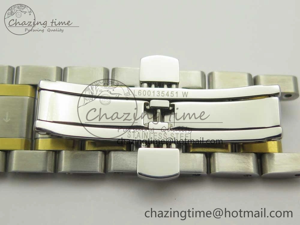 Master Moonphase Chronograph SS YG GSF 1:1 Best Edition White Dial on SS YG Bracelet A7751
