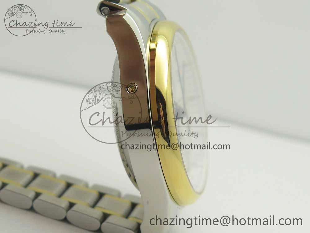 Master Moonphase Chronograph SS YG GSF 1:1 Best Edition White Dial on SS YG Bracelet A7751