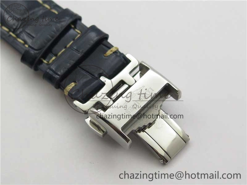 Master Moonphase L2.909.4.78.3 SS GSF 1:1 Best Edtion Blue Dial Crystal Markers On Blue Leather Strap A899 V3