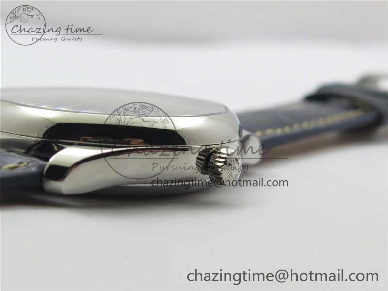 Master Moonphase L2.909.4.78.3 SS GSF 1:1 Best Edtion Blue Dial Crystal Markers On Blue Leather Strap A899 V3