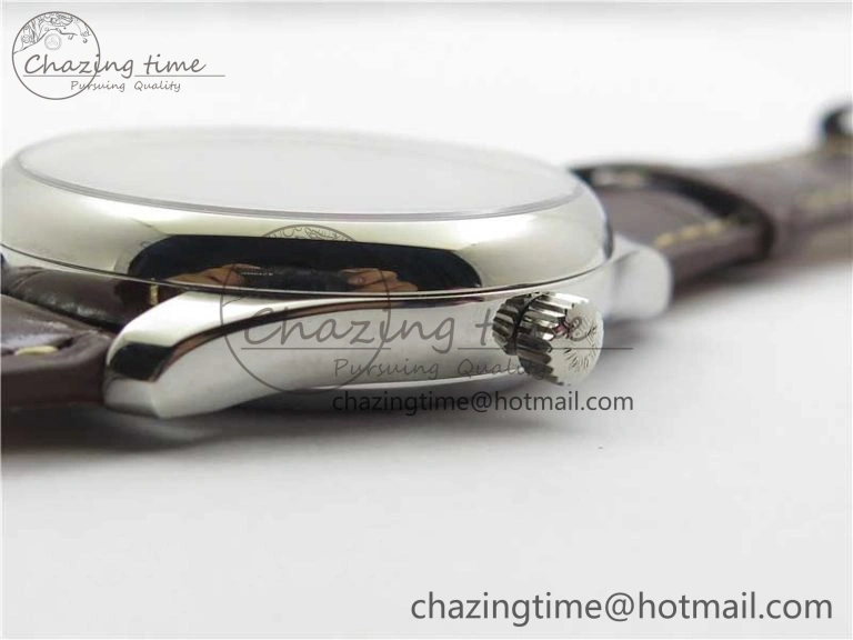 Master Moonphase L2.909.4.78.3 SS GSF 1:1 Best Edtion White Dial On Brown Leather Strap A899 V3