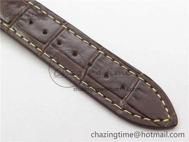 Master Moonphase L2.909.4.78.3 SS GSF 1:1 Best Edtion White Dial On Brown Leather Strap A899 V3