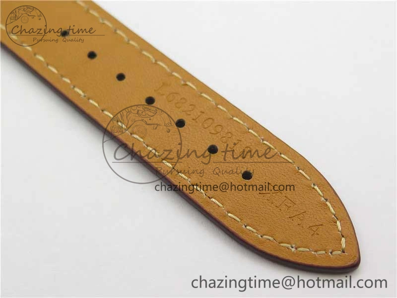 Master Moonphase L2.909.4.78.3 SS GSF 1:1 Best Edtion White Dial On Brown Leather Strap A899 V3
