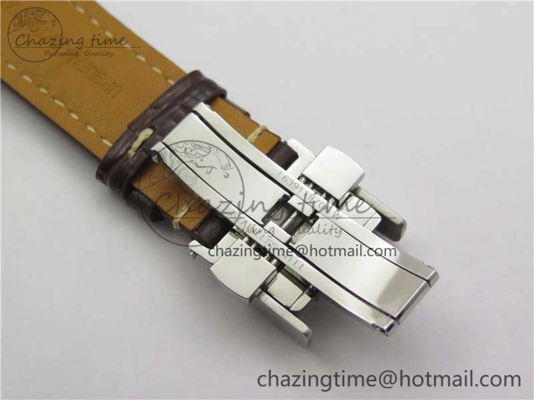 Master Moonphase L2.909.4.78.3 SS GSF 1:1 Best Edtion White Dial On Brown Leather Strap A899 V3