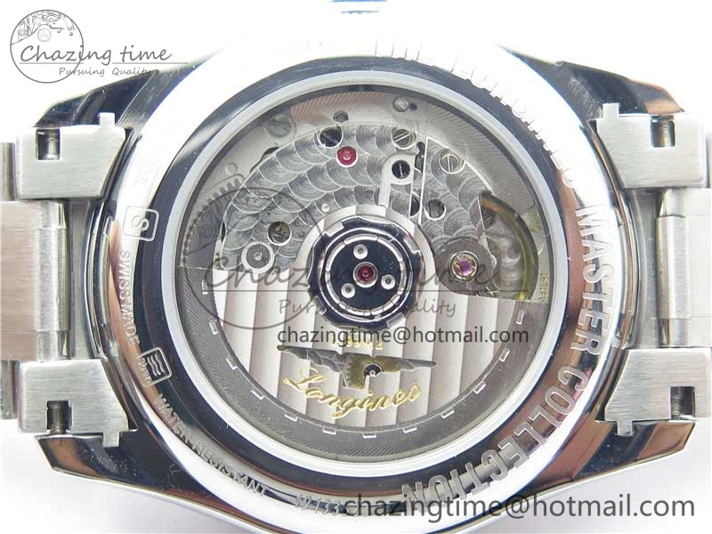 Master Moonphase L2.909.4.78.3 SS GSF 1:1 Best Edtion White Dial On SS Bracelet A899 V3