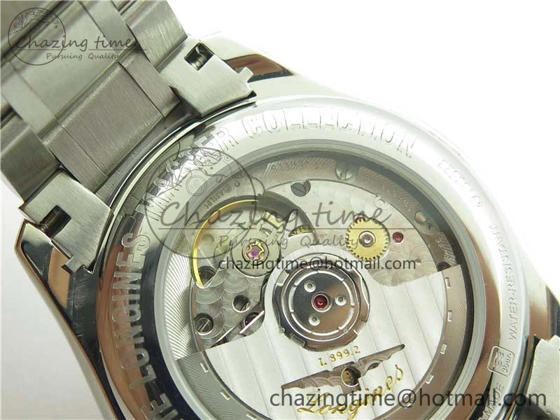 Master Moonphase L2.909.4.78.3 SS GSF 1:1 Best Edtion White Dial On SS Bracelet A899 V3