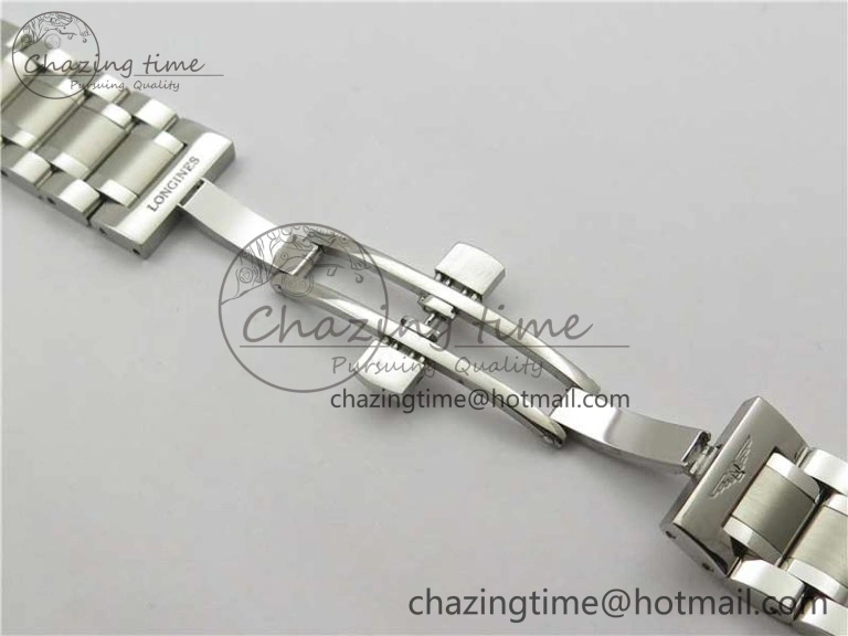 Master Moonphase L2.909.4.78.3 SS GSF 1:1 Best Edtion White Dial On SS Bracelet A899 V3
