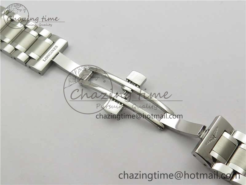 Master Moonphase L2.909.4.78.3 SS GSF 1:1 Best Edtion White Dial On SS Bracelet A899 V3