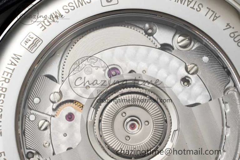 Master Moonphase SS APSF 1:1 Best Edition Blue Diamonds Dial on Blue Leather Strap AL899