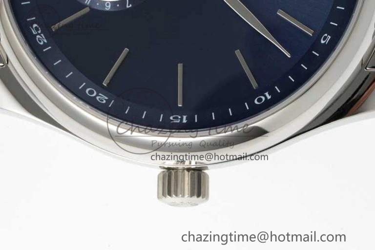 Master Moonphase SS APSF 1:1 Best Edition Blue Stick Dial on SS Bracelet AL899