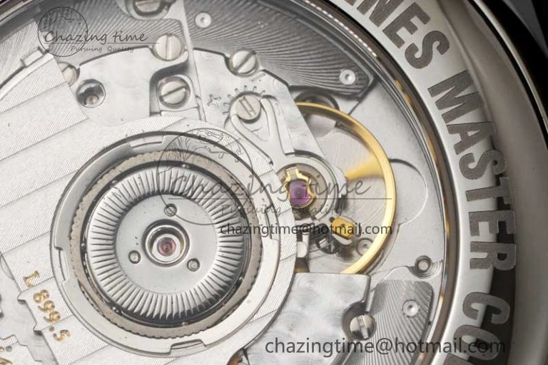 Master Moonphase SS APSF 1:1 Best Edition White Numeral Dial on Brown Leather Strap AL899
