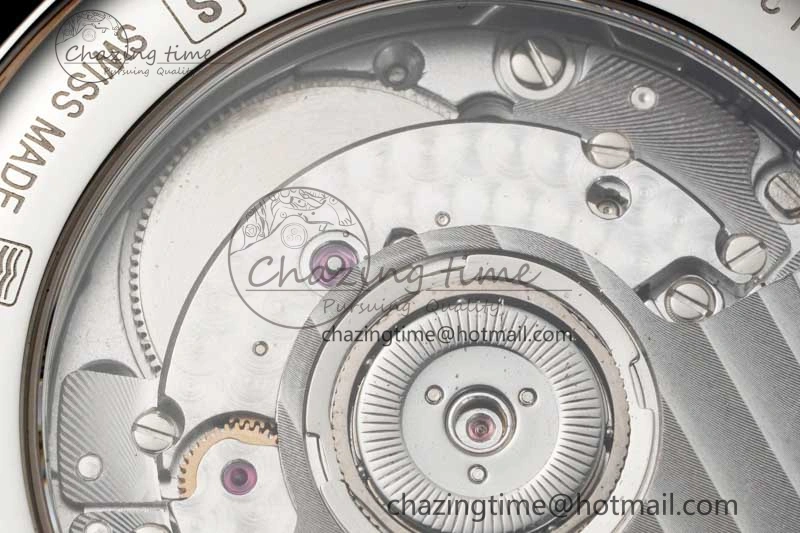 Master Moonphase SS APSF 1:1 Best Edition White Numeral Dial on Brown Leather Strap AL899