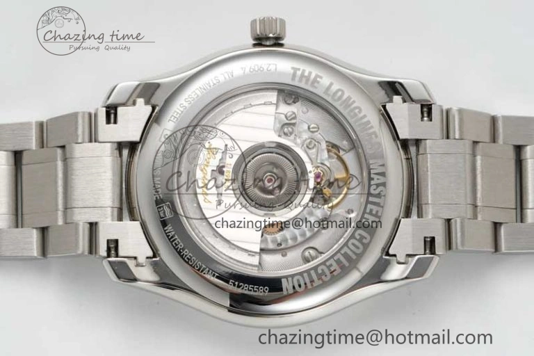 Master Moonphase SS APSF 1:1 Best Edition White Numeral Dial on SS Bracelet AL899
