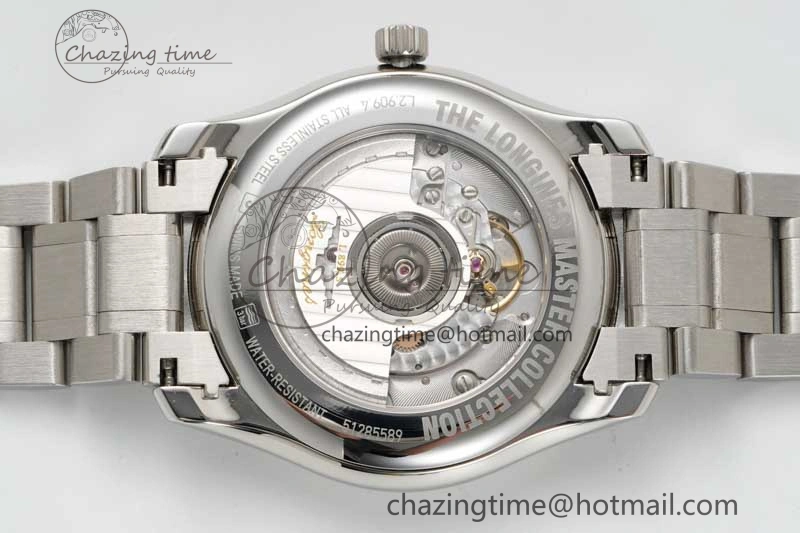 Master Moonphase SS APSF 1:1 Best Edition White Numeral Dial on SS Bracelet AL899