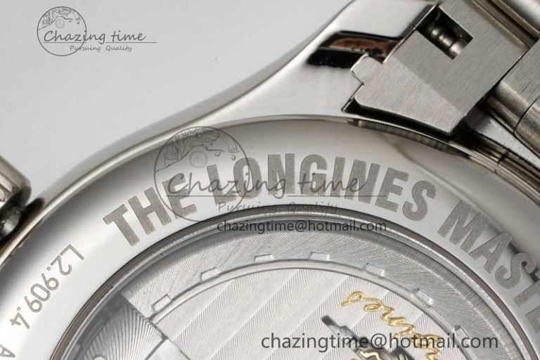 Master Moonphase SS APSF 1:1 Best Edition White Numeral Dial on SS Bracelet AL899