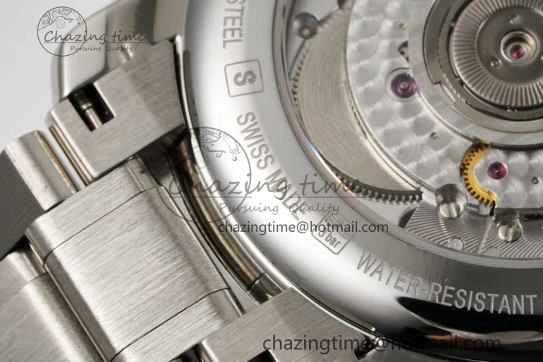 Master Moonphase SS APSF 1:1 Best Edition White Numeral Dial on SS Bracelet AL899