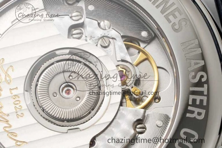 Master Power Reserve SS APSF 1:1 Best Edition Blue Dial on Blue Leather Strap AL602
