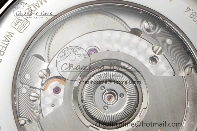 Master Power Reserve SS APSF 1:1 Best Edition White Dial on Brown Leather Strap AL602