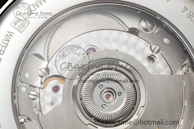 Master Power Reserve SS APSF 1:1 Best Edition White Dial on Brown Leather Strap AL602