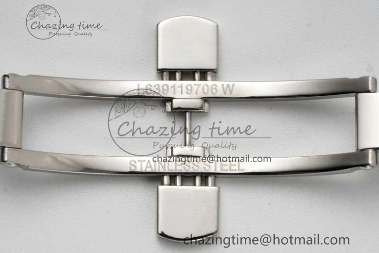Master Power Reserve SS APSF 1:1 Best Edition White Dial on Brown Leather Strap AL602