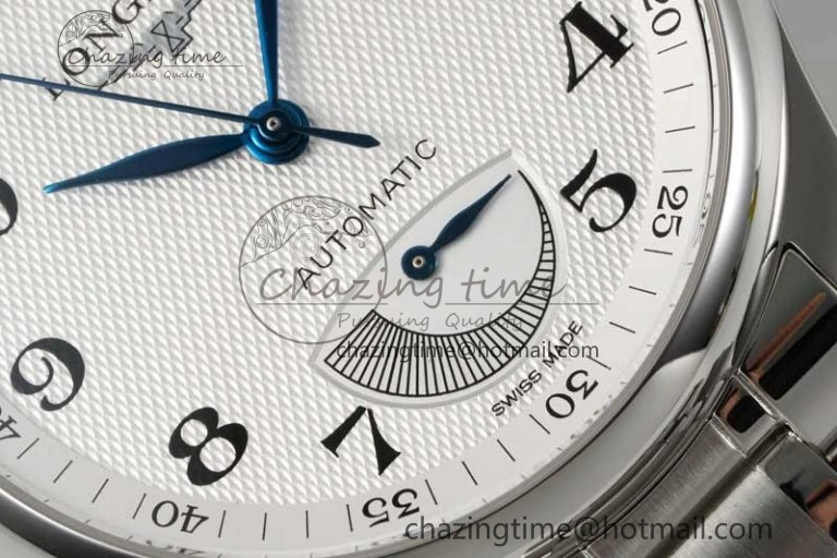Master Power Reserve SS APSF 1:1 Best Edition White Dial on SS Bracelet AL602