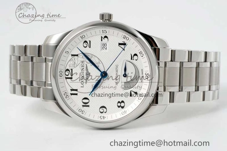 Master Power Reserve SS APSF 1:1 Best Edition White Dial on SS Bracelet AL602